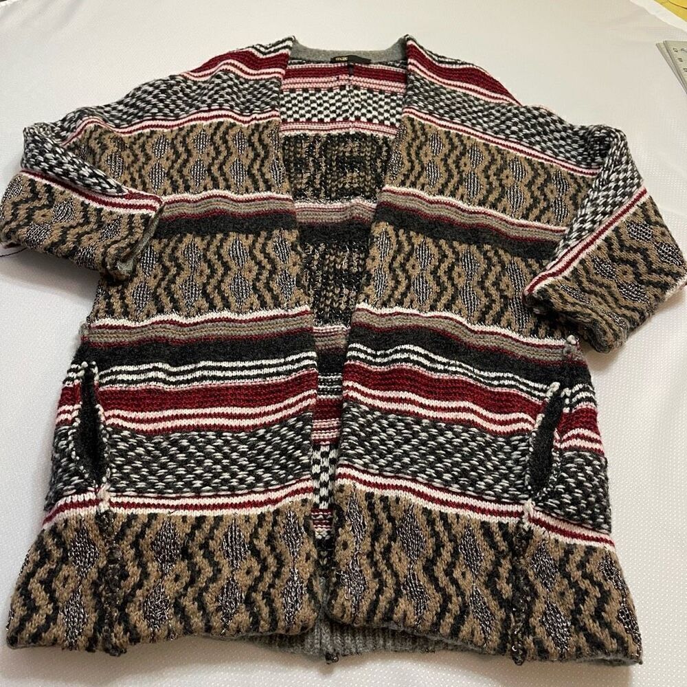 Maje Knit Cardigan Sweater Size Small Medium Large See Measurements